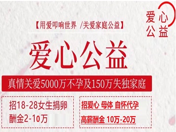 宁武捐卵助孕生子 爱心志愿者招募